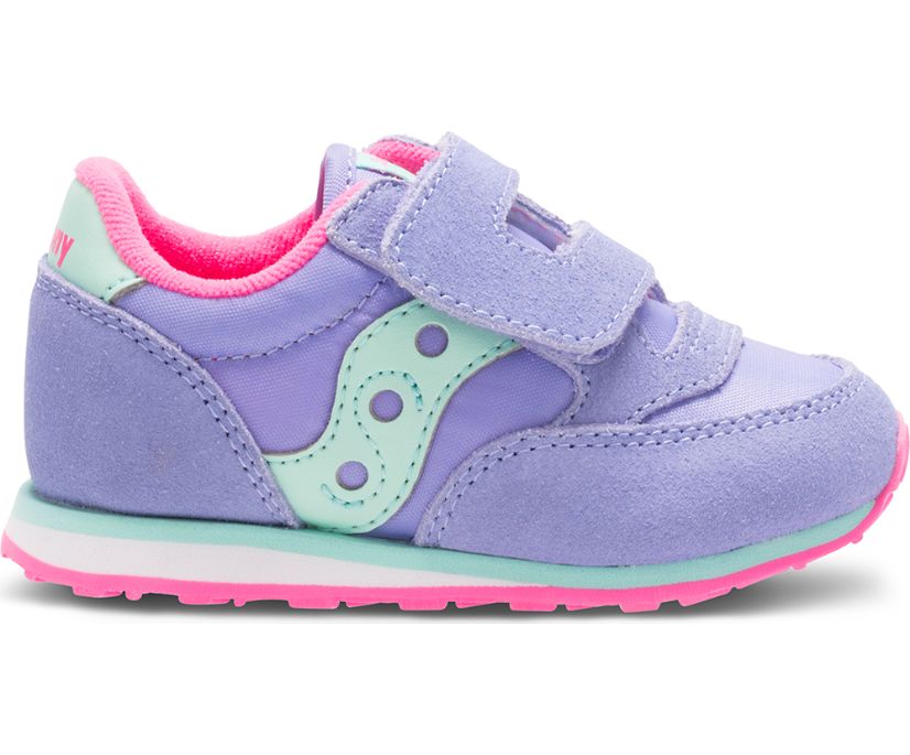 Gyerek Saucony Baby Jazz Hook & Loop Tornacipő Lila Menta | HU 221TCE